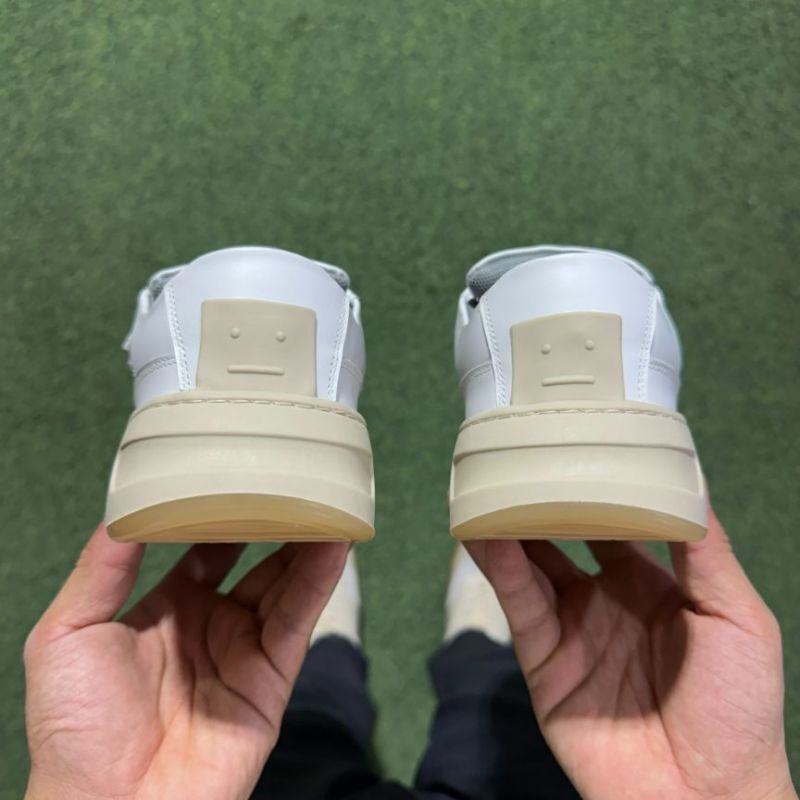 Acne Studios Bolzter Strap Sneakers White