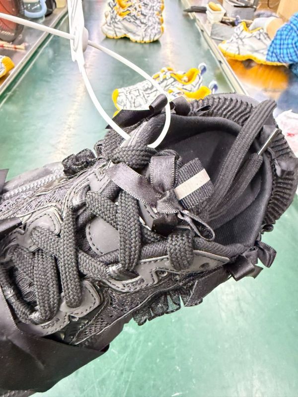 Balenciaga Track Sneaker Black with Bow Detail