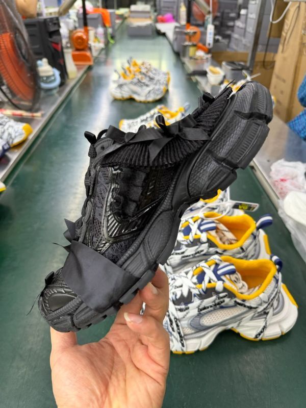 Balenciaga Track Sneaker Black with Bow Detail