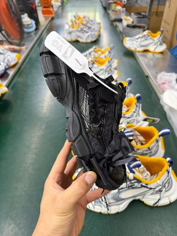 Balenciaga Track Sneaker Black with Bow Detail
