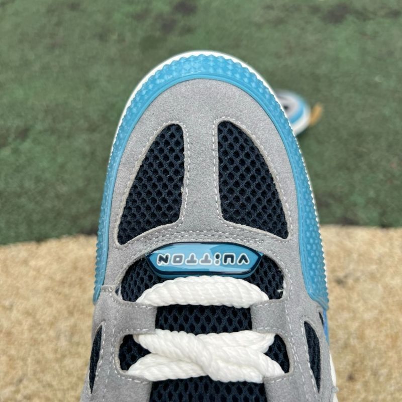 Louis Vuitton LV Trainer Sneaker Blue Grey