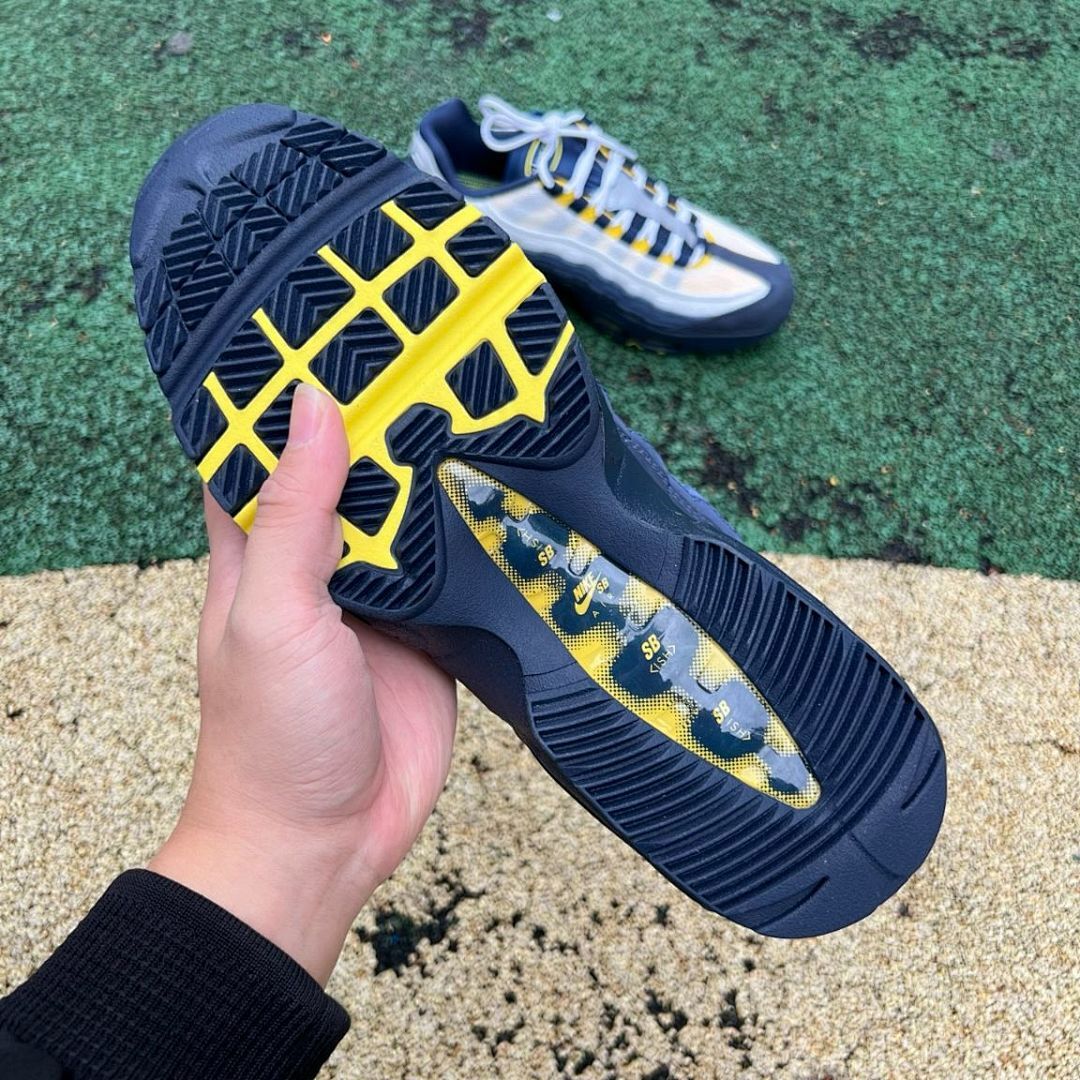 Nike Air Max 95 "Thailand" Coconut Milk Midnight Navy Yellow Strike FB3334-100