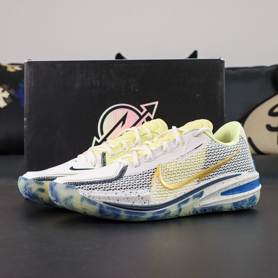 Nike Zoom GT Cut 2 White Black Lime Ice Racer Blue DJ6015-101