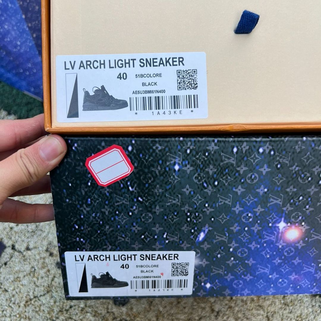 Louis Vuitton LV Trainer Sneaker Black Strass Rhinestone Embellished