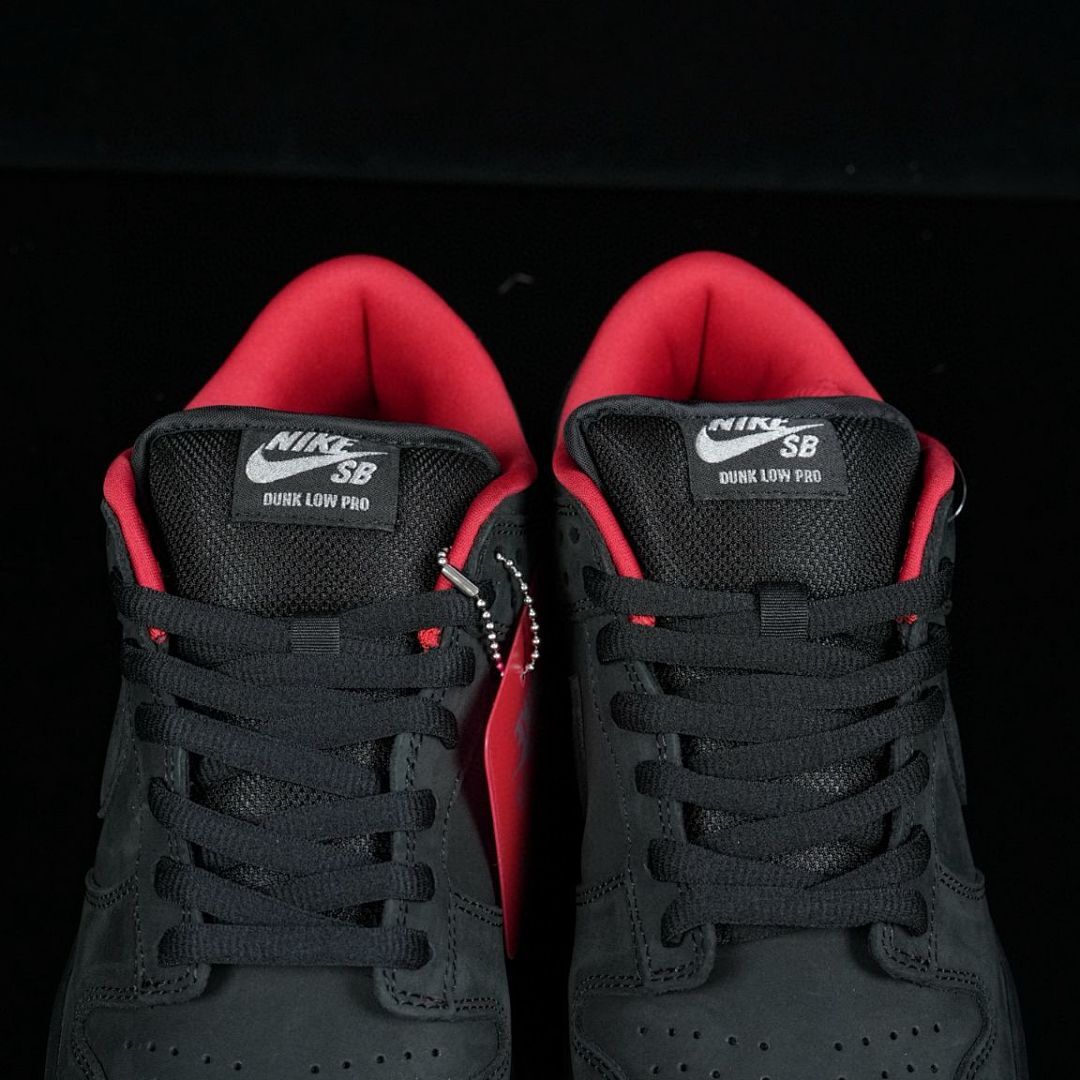 Nike SB Dunk Low Supreme '94 Black Red Sneakers Shoes (436329-001)