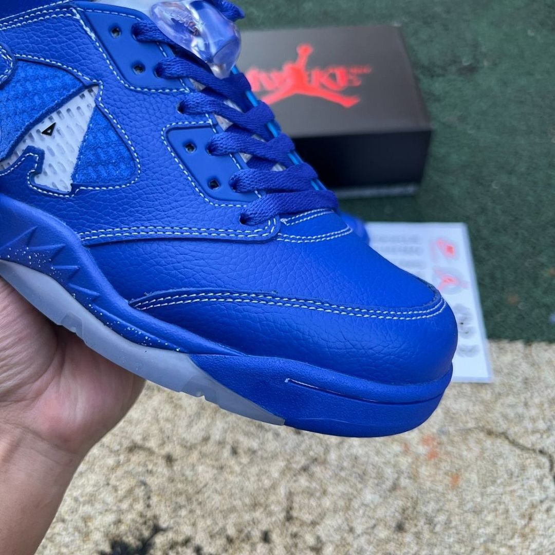 Awake NY x Air Jordan 5 Retro Sport Blue Game Royal Sneakers FJ1621-400