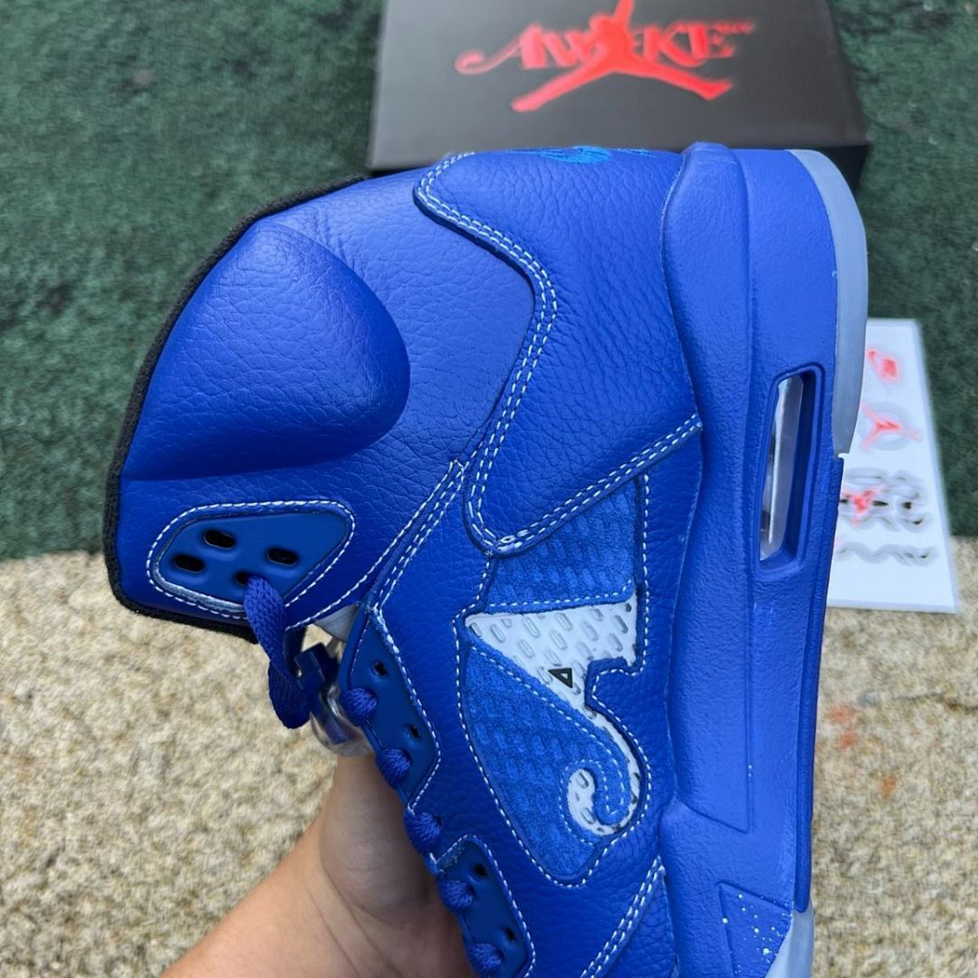 Awake NY x Air Jordan 5 Retro Sport Blue Game Royal Sneakers FJ1621-400