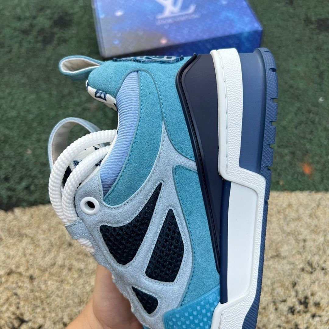 Louis Vuitton LV Trainer Sneaker Blue Galaxy