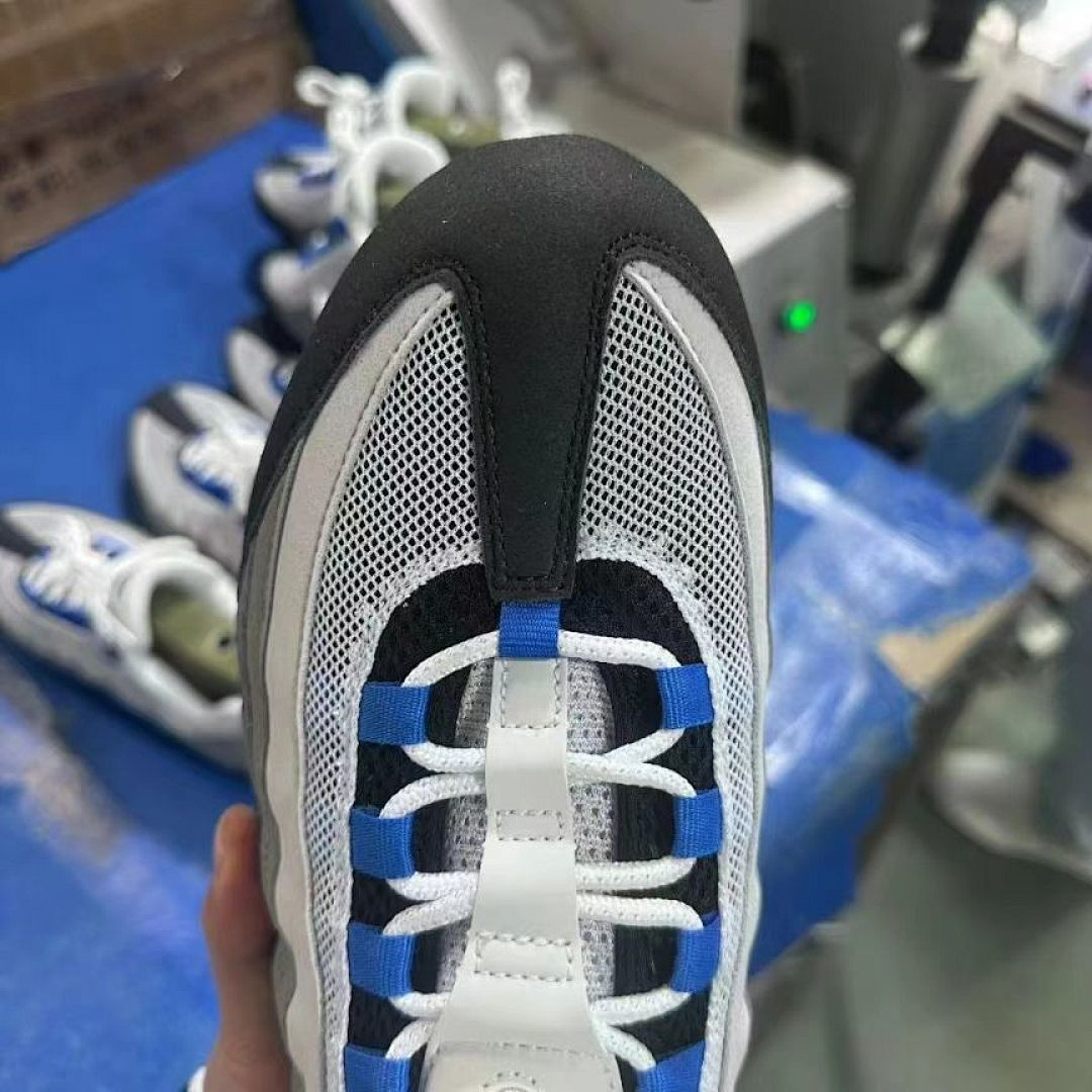 Nike Air Max 95 White Photo Blue Black Grey Gradient Sneakers Men's Women's Running Shoes Trainers Style Code 609048-103