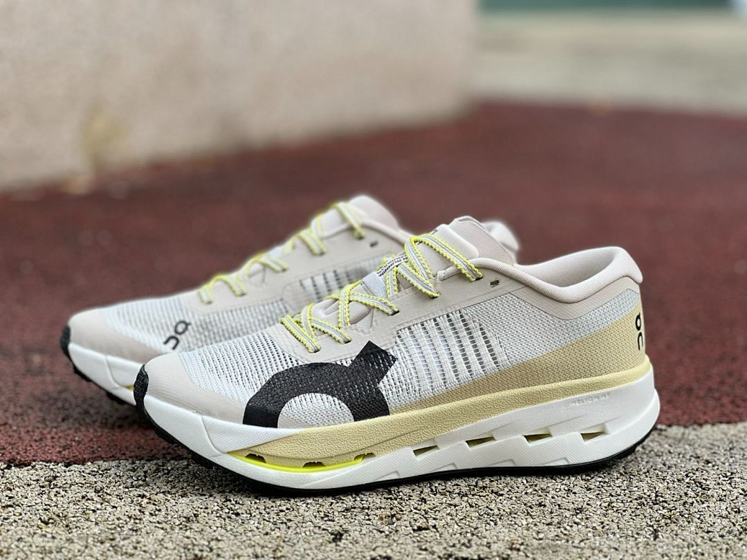 On Running Cloudboom Echo 3 Performance Carbon Plate Running Shoes Undyed White Neon Yellow