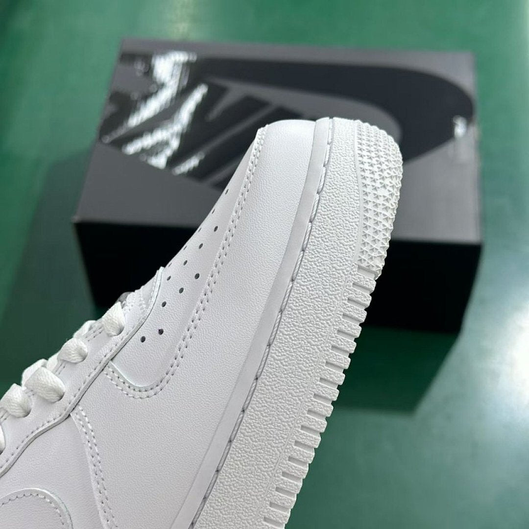 Custom Nike Air Force 1 Low '07 White Black Eyeball Print Sneakers AF1 Unique Eye Design