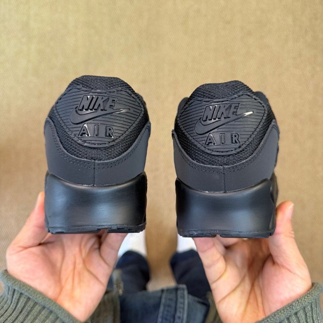 Nike Air Max 90 Triple Black Sneakers Shoes Trainers CN8490-003 Men's Women's Unisex Lifestyle Running Casual