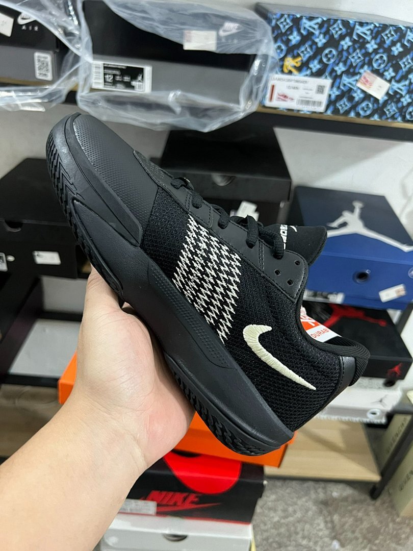 Nike LeBron Witness 7 Basketball Shoes Black White Cream DM1123-001 Men's Low Top Performance Sneakers