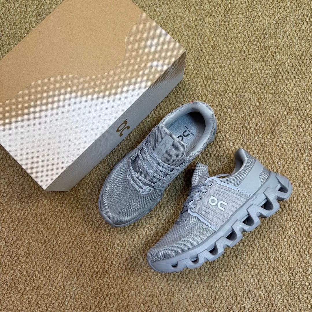 On Running Cloudgo Men's Women's Running Shoes Glacier White 57.98980 CloudTec Sneakers Trainers