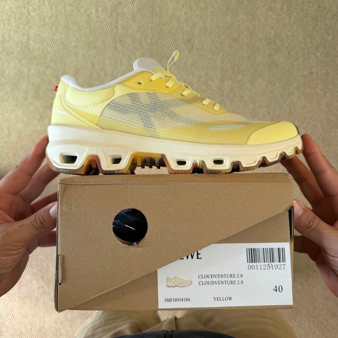 On Cloudmonster Running Shoes - Lemon Frost Pale Yellow Max Cushion Performance Trainers