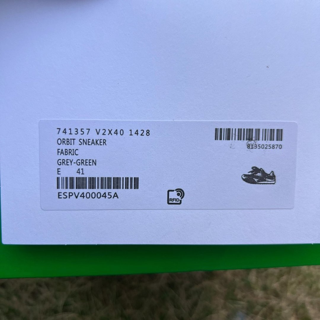 Bottega Veneta Orbit Sneakers Metallic Silver Kiwi Green Mesh Y2K Trainers