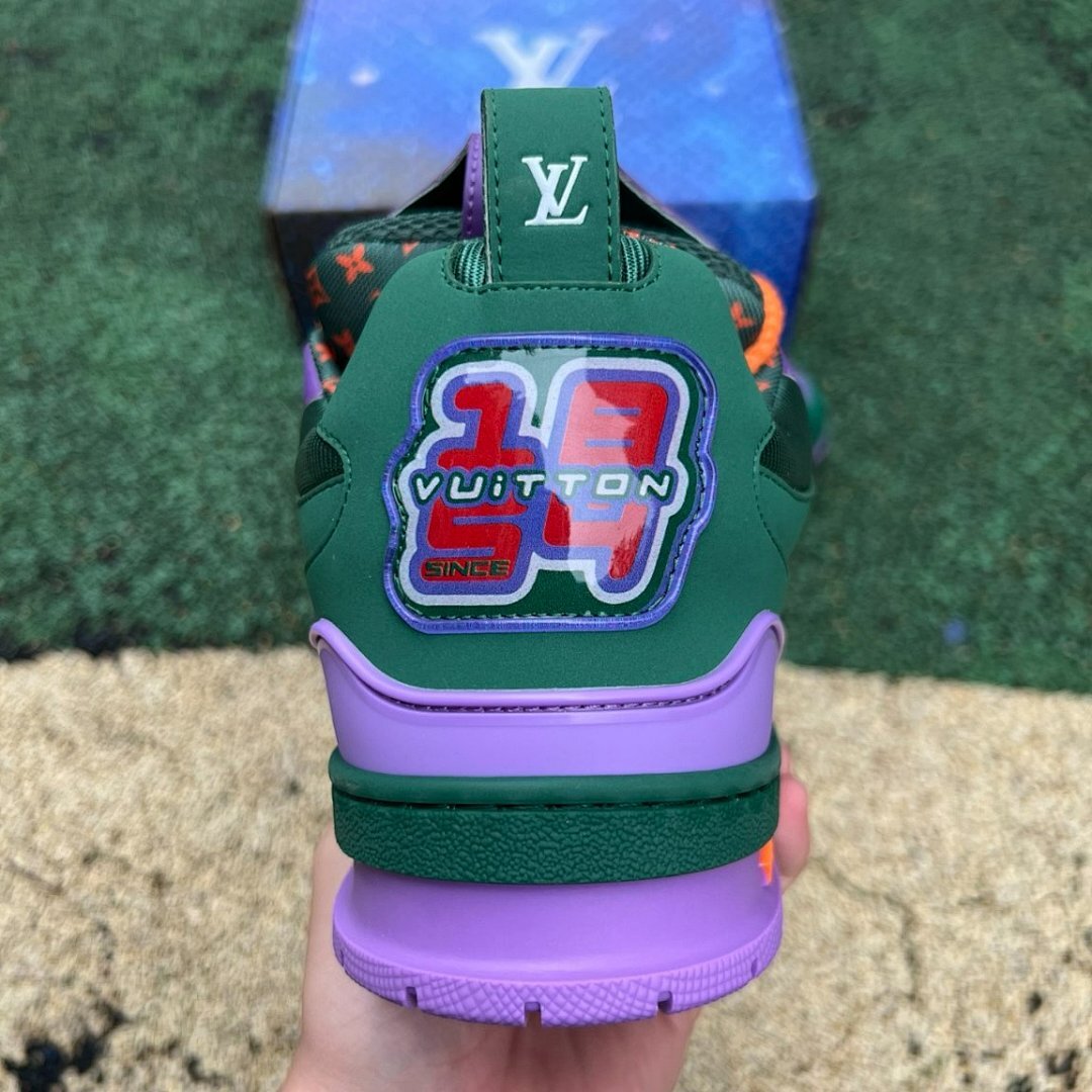 Louis Vuitton LV Runner Tatic Purple Green Orange Sneakers