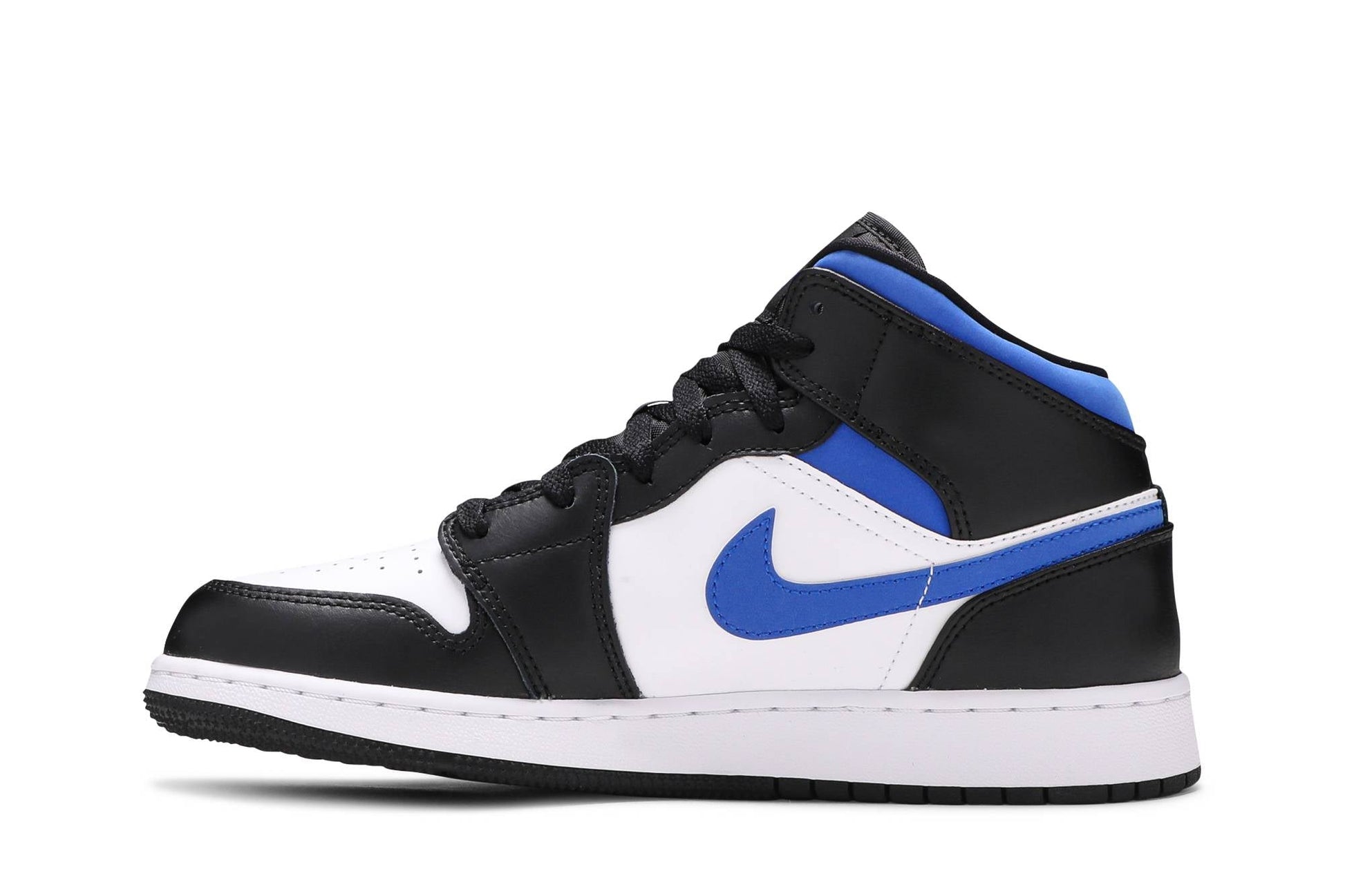 ( Grade School ) Air Jordan 1 Mid 'Racer Blue' 2021 554725-140
