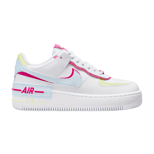 ( Women ) Nike Air Force 1 Shadow White Blue Tint Fireberry FQ8885-100
