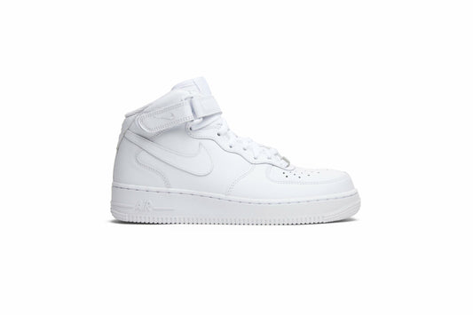 ( Women ) Nike Air Force 1 Mid 07 Leather 'Triple White' 366731-100