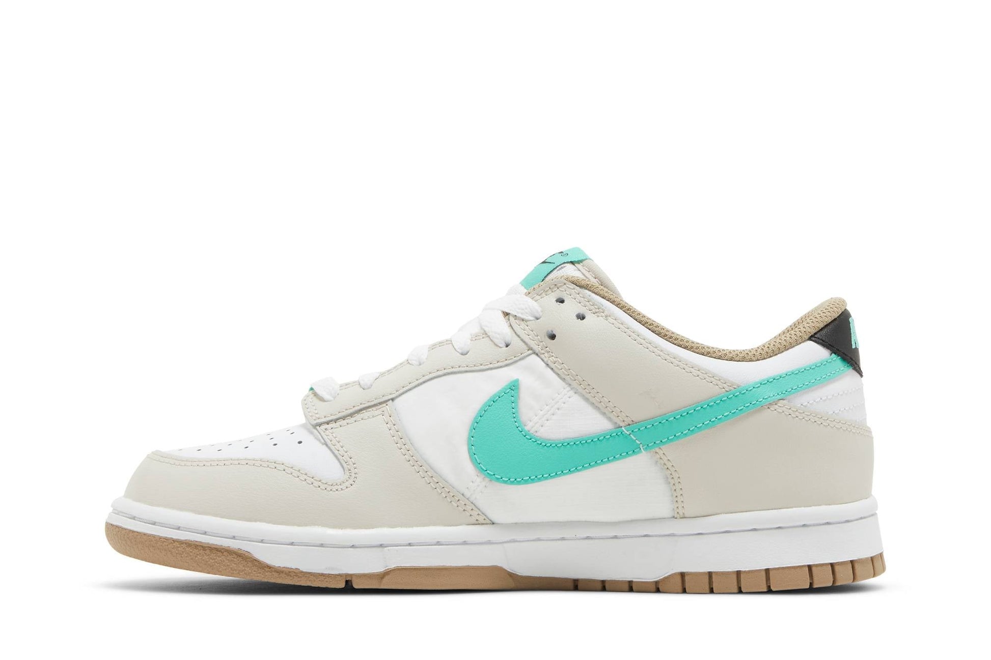 ( Grade School ) Nike Dunk Low 'Split Seam White Tan Mint' DX6063-131