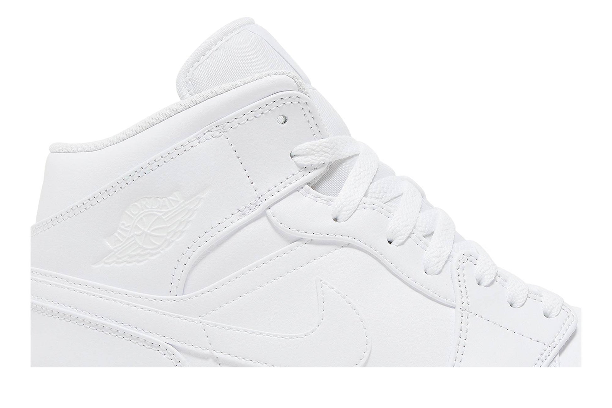 Air Jordan 1 Mid 'Triple White' 2022 554724-136