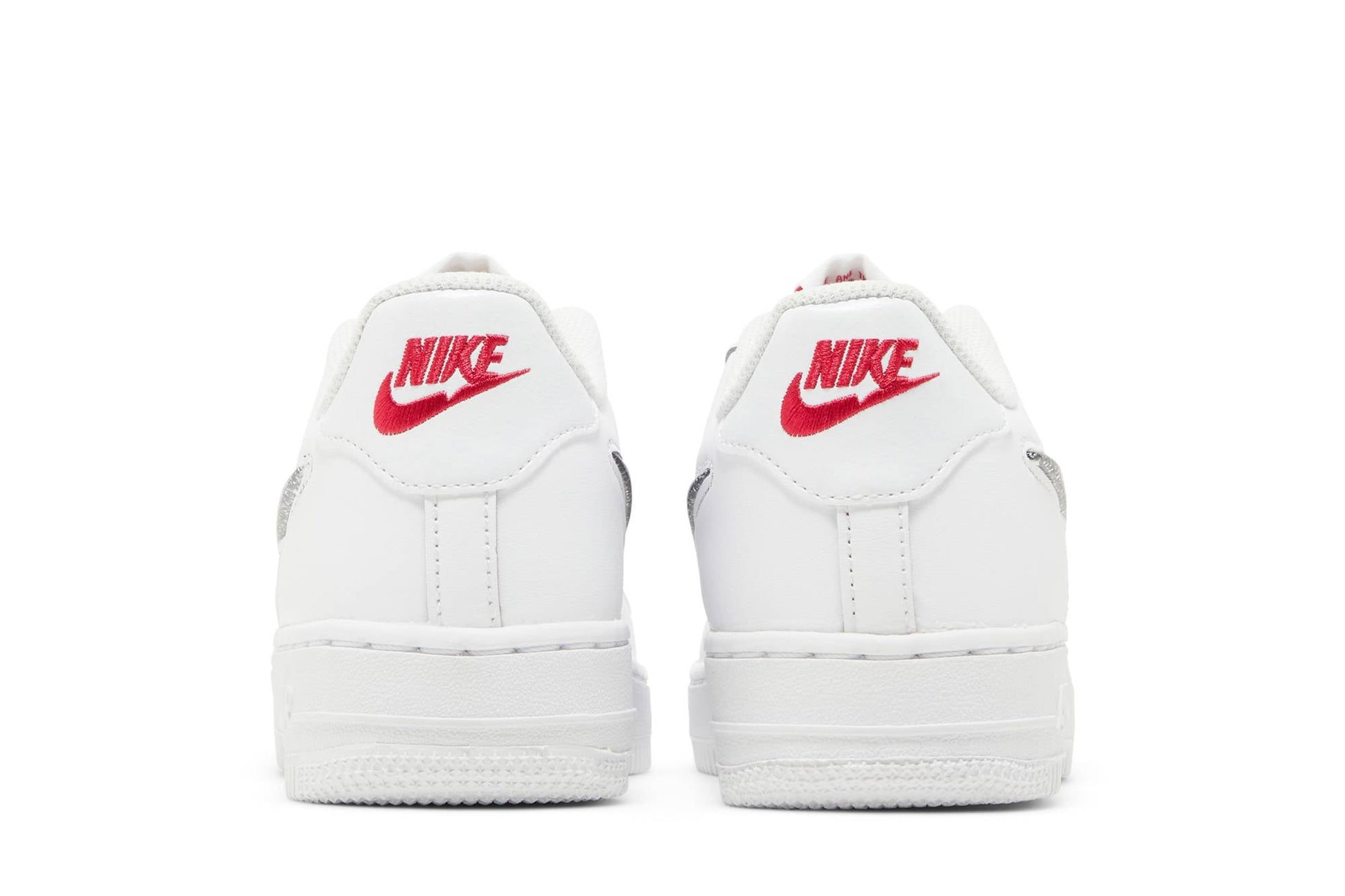 ( Grade School ) Nike Air Force 1 Low LV8 'White Metallic Silver' DC9651-100