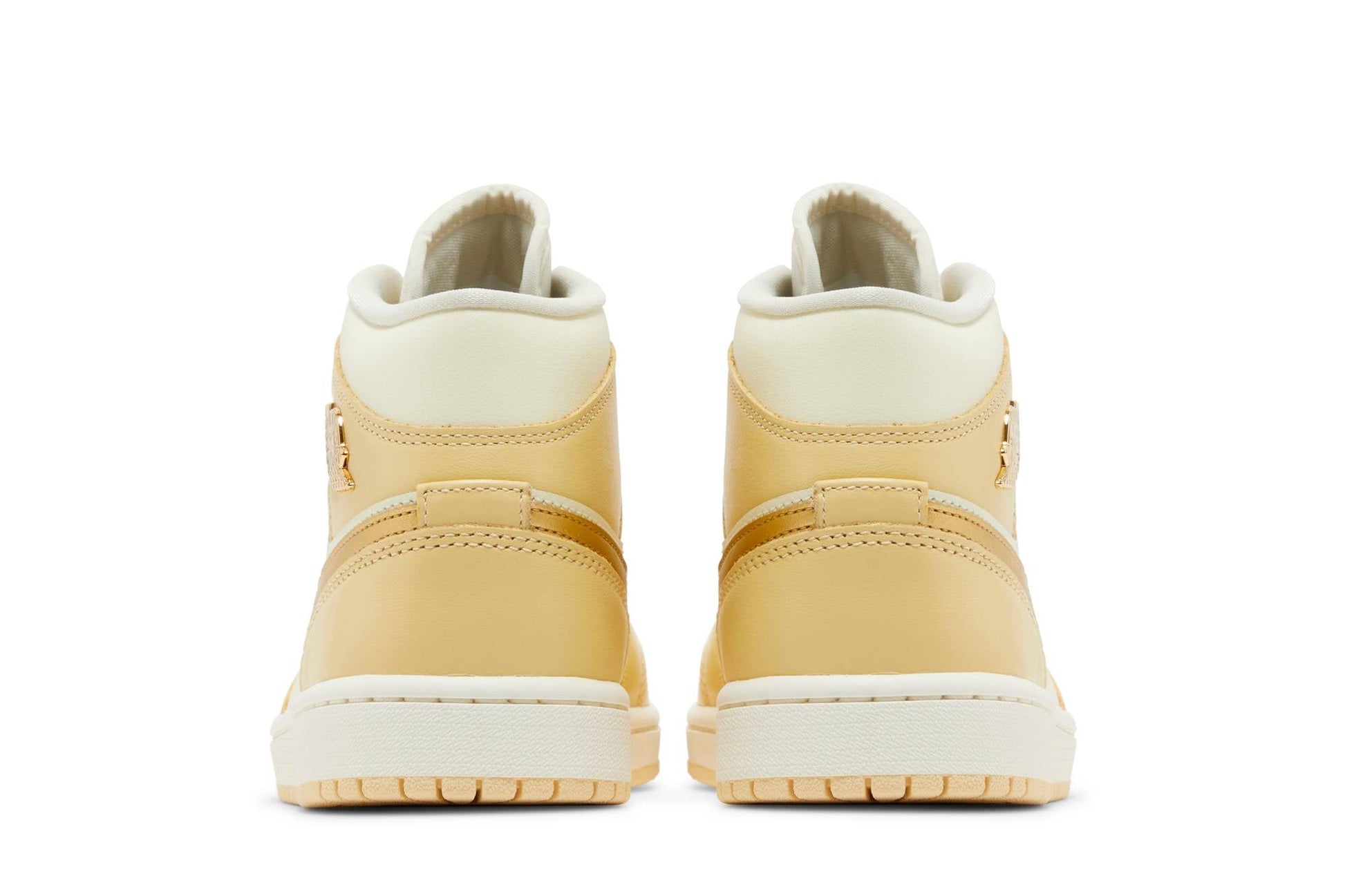 ( Women ) Air Jordan 1 Mid 'Pale Vanilla Gold' FB9892-200