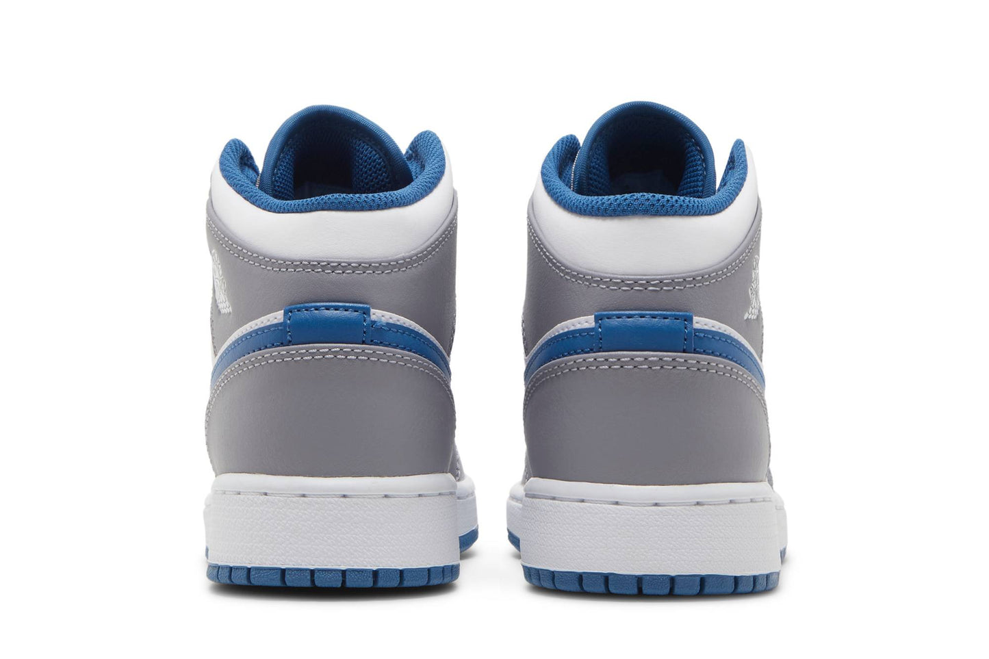 ( Grade School ) Air Jordan 1 Mid 'Cement True Blue' DQ8423-014