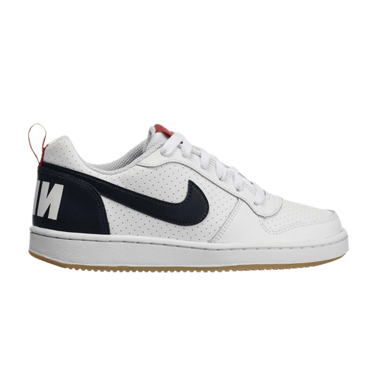 ( Grade School ) Nike Court Borough Low 'White Obsidian Gum' 839985-105
