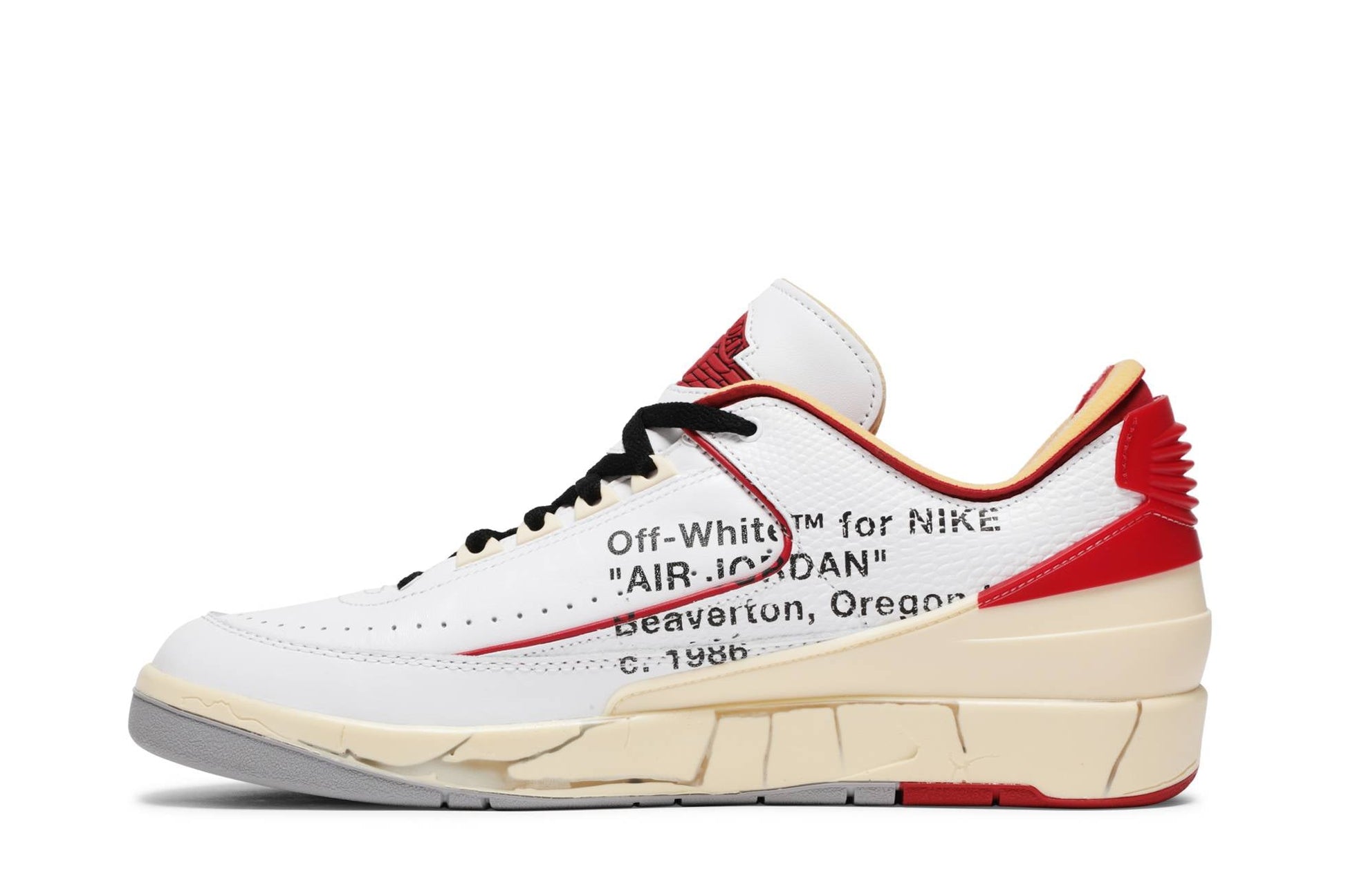 Off-White X Air Jordan 2 Retro Low SP White Red DJ4375-106