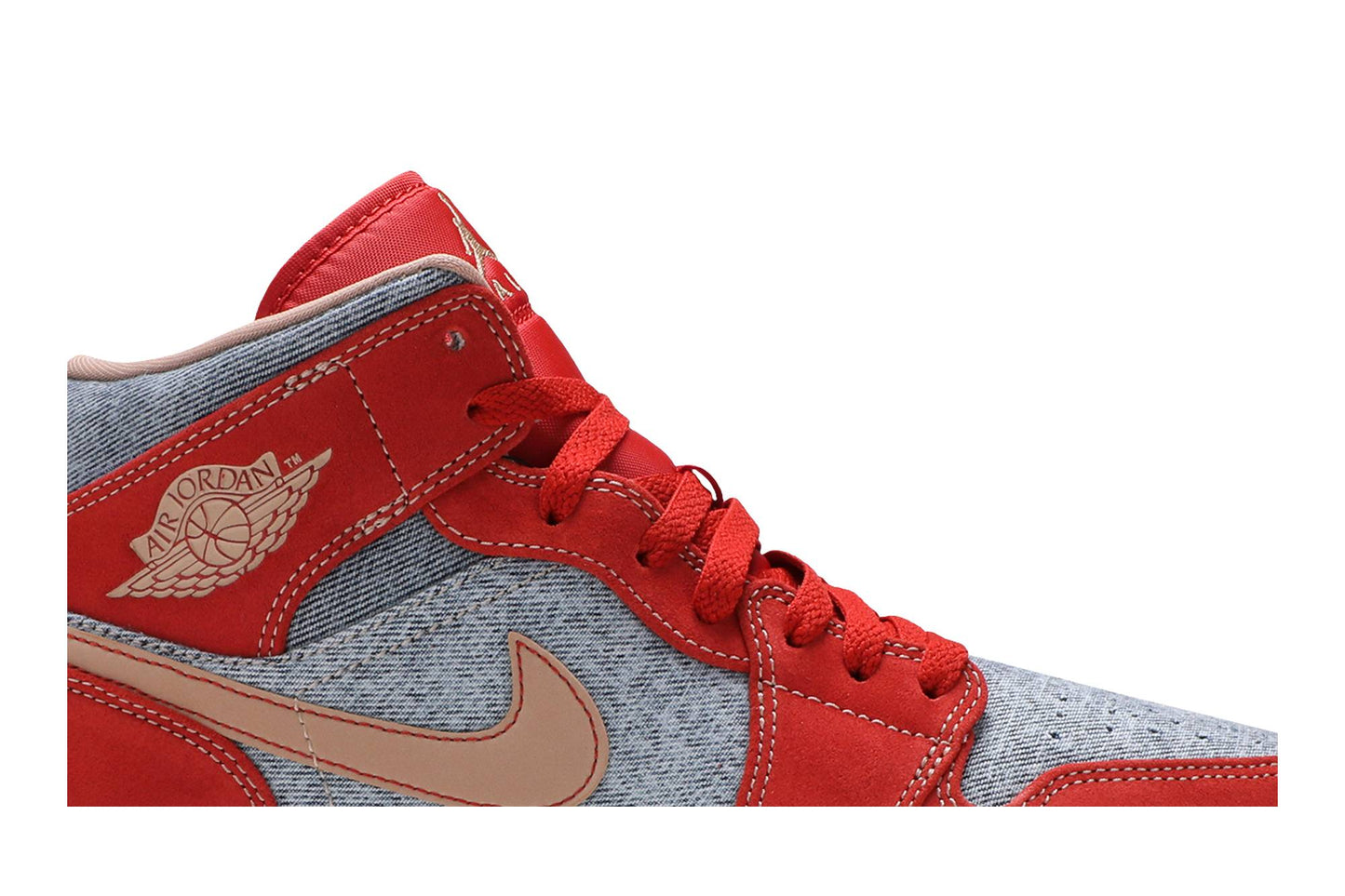 Air Jordan 1 Mid 'Denim Red' DM4352-600