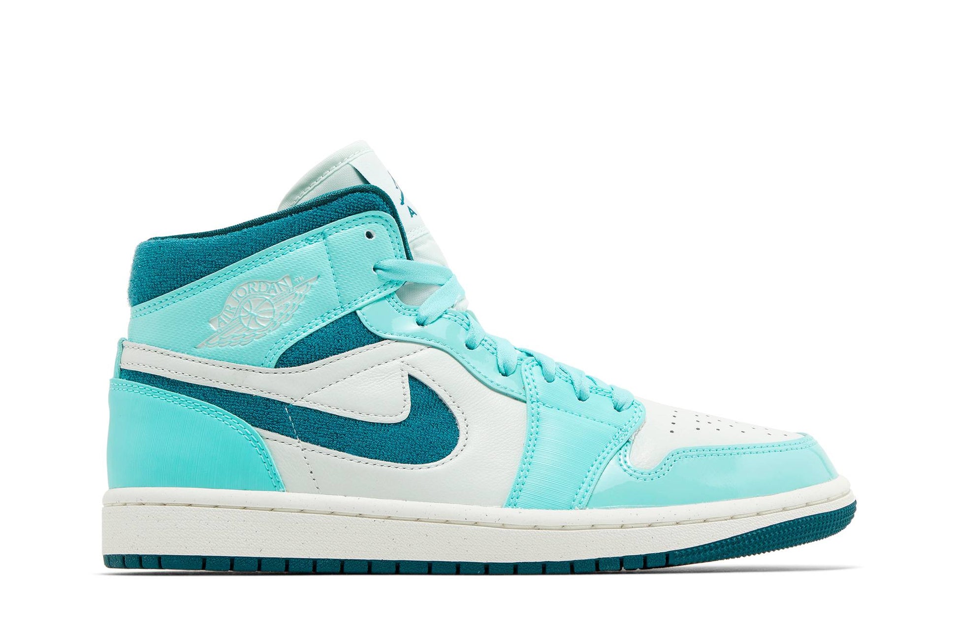 ( Women ) Air Jordan 1 Mid 'Bleached Turquoise' DZ3745-300