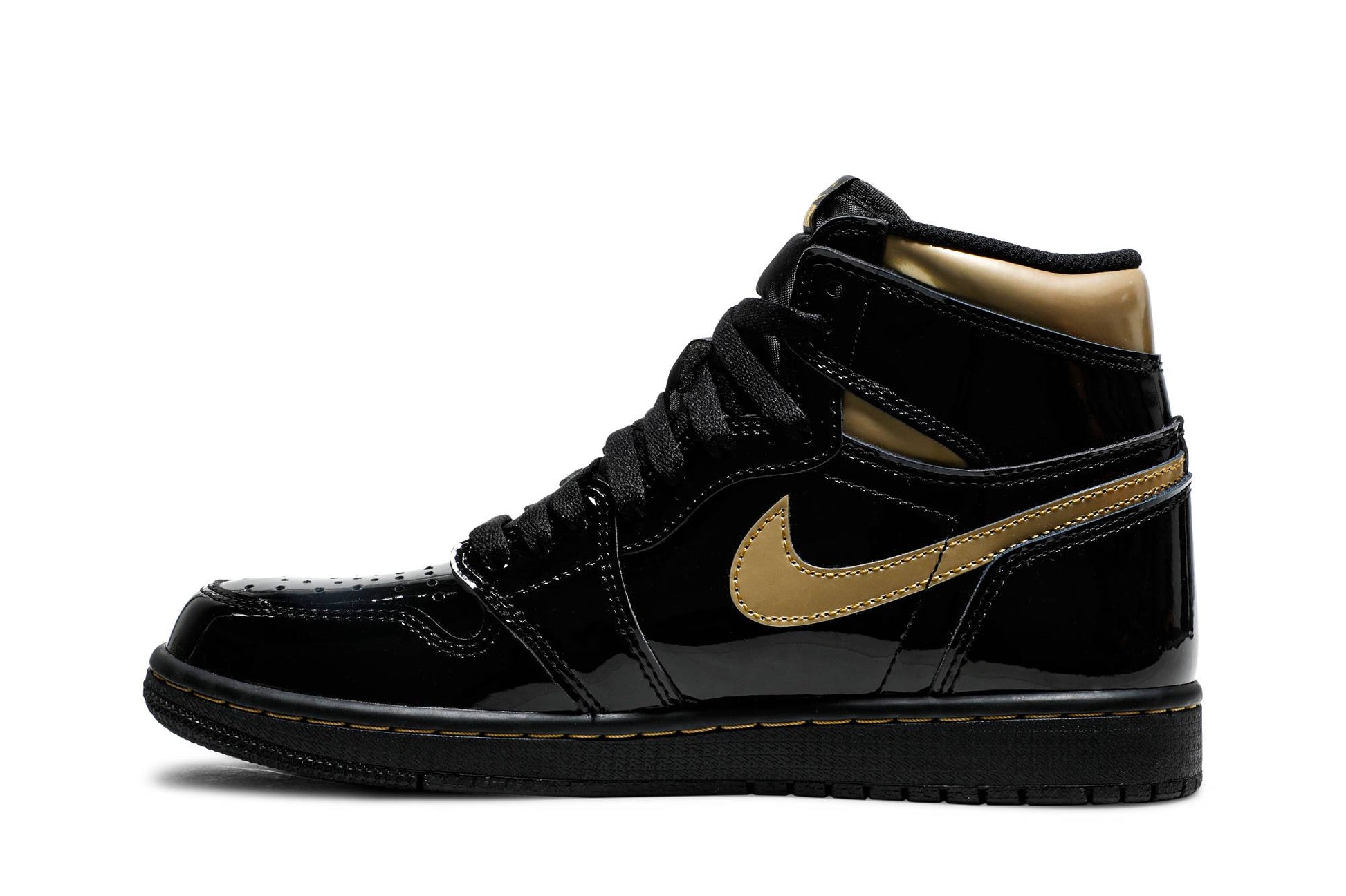 Air Jordan 1 Retro High OG 'Black Metallic Gold' 2020 555088-032
