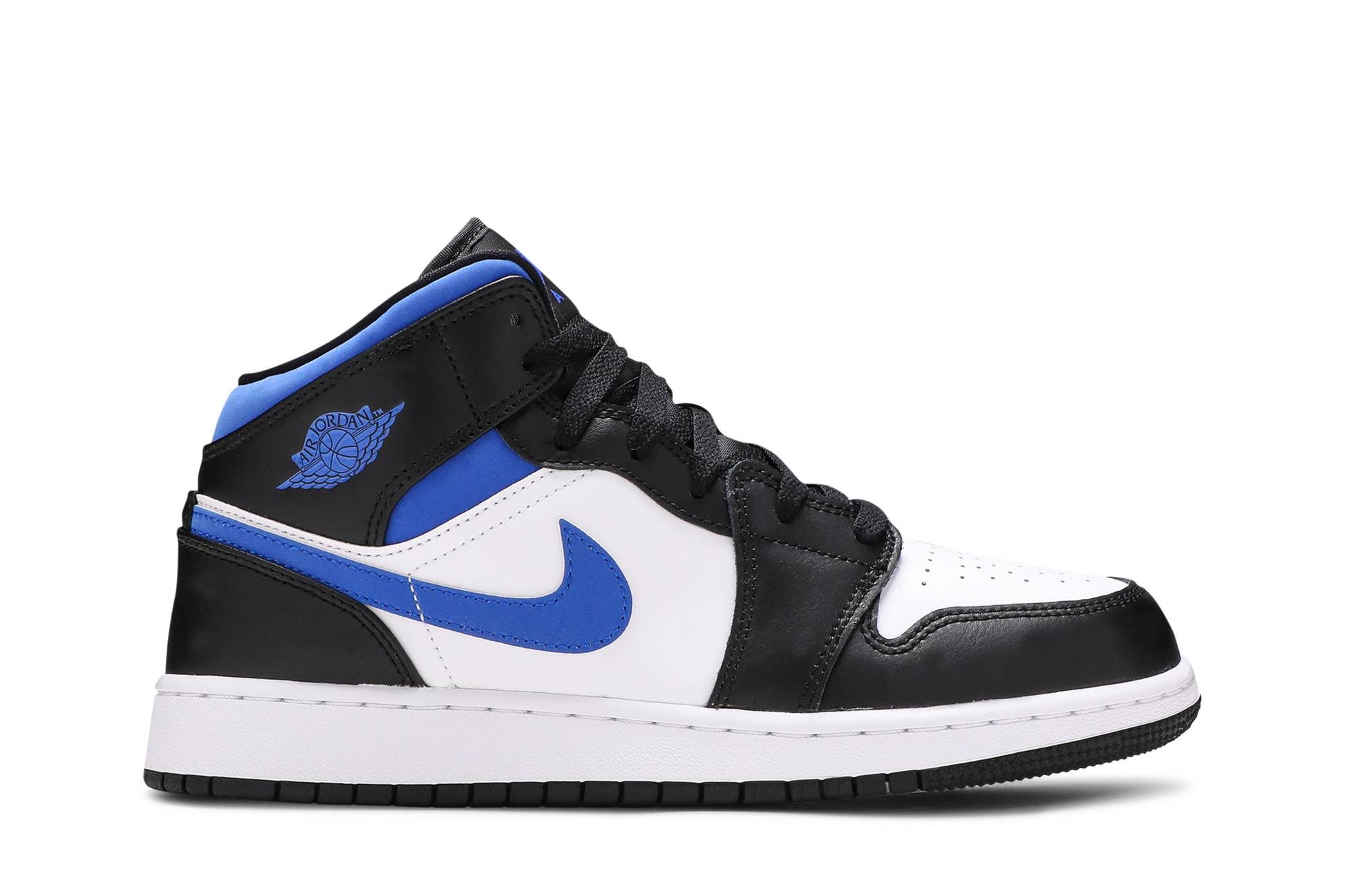 ( Grade School ) Air Jordan 1 Mid 'Racer Blue' 2021 554725-140