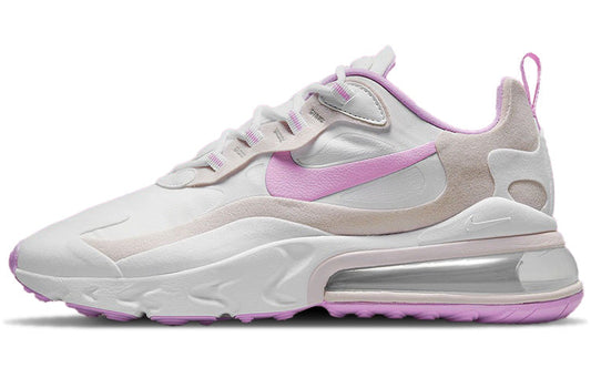 ( Women ) Nike Air Max 270 React White Fuchsia Glow Platinum Violet CZ1609-100