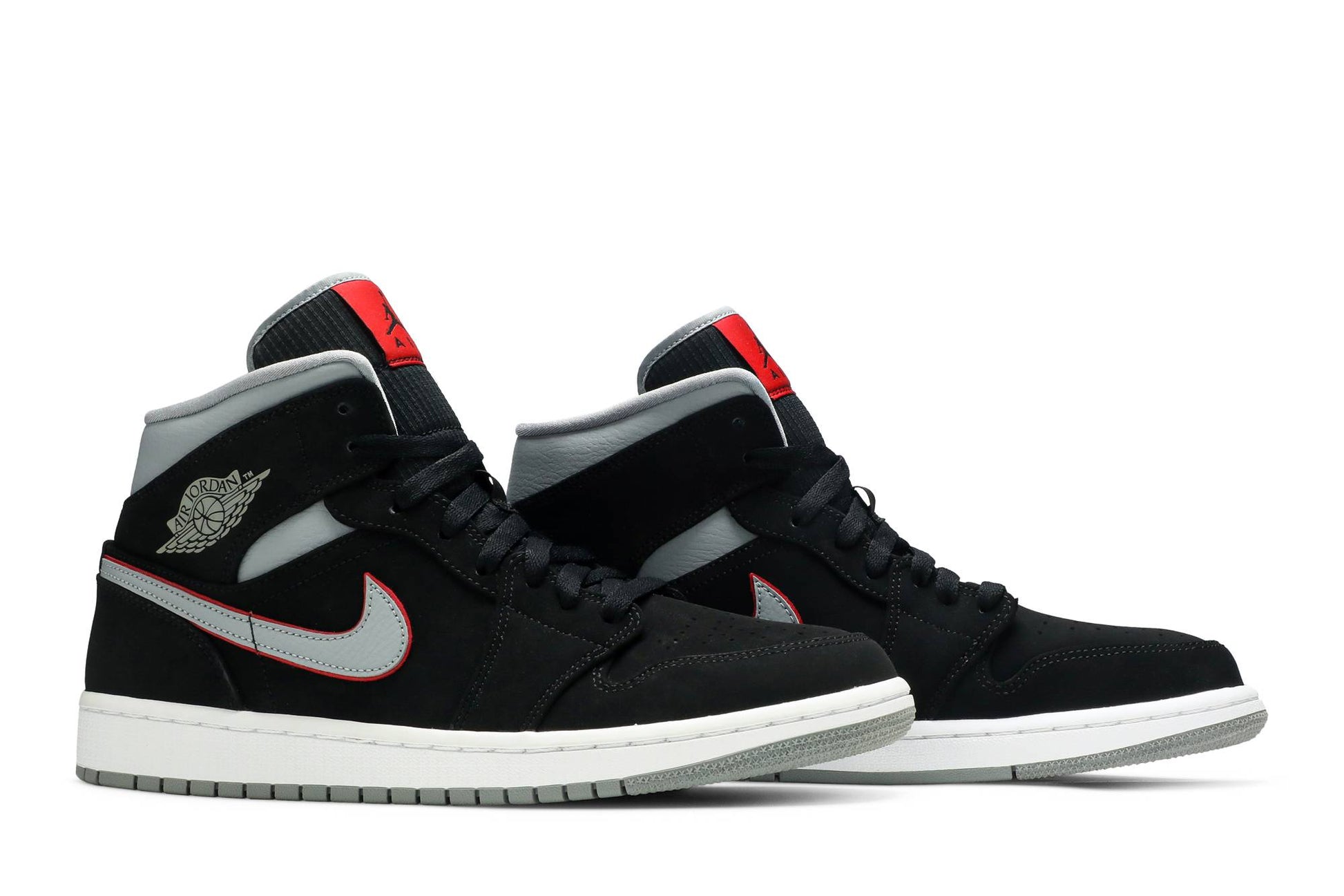 Air Jordan 1 Mid 'Black Grey' 554724-060