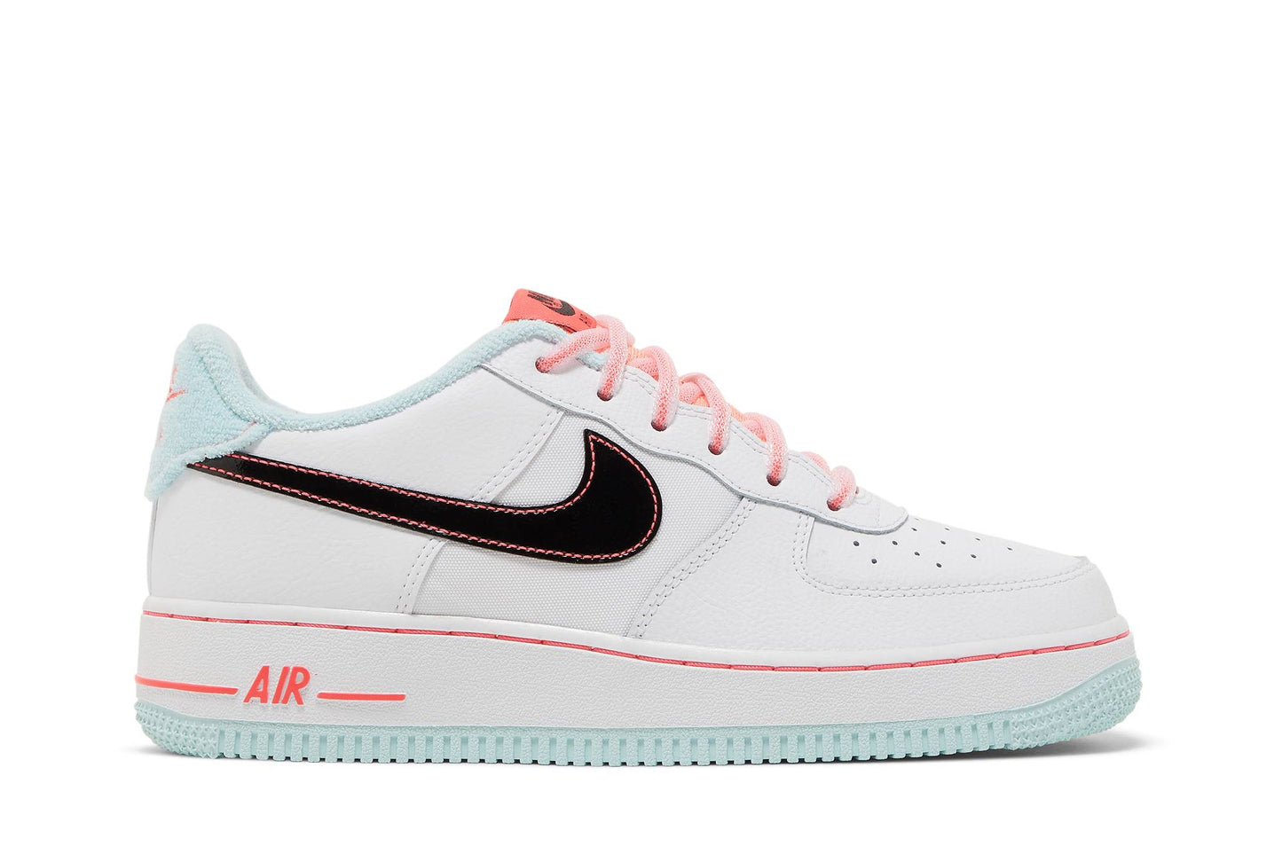 ( Youth ) Nike Air Force 1 07 LV8 GS White Atomic Pink DD7709-100