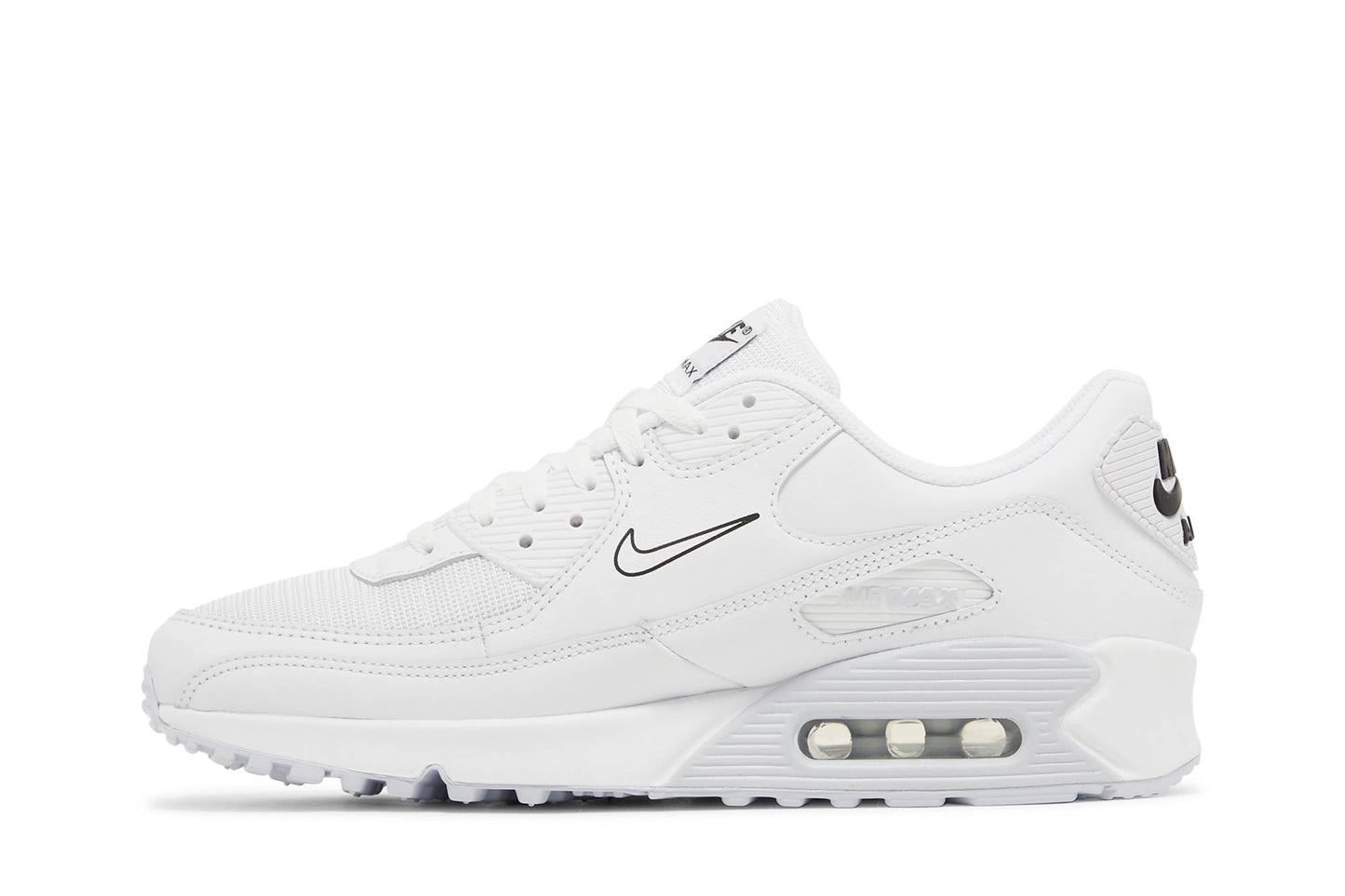 Nike Air Max 90 'Multi Swoosh – White Bright Crimson' FJ4223-100