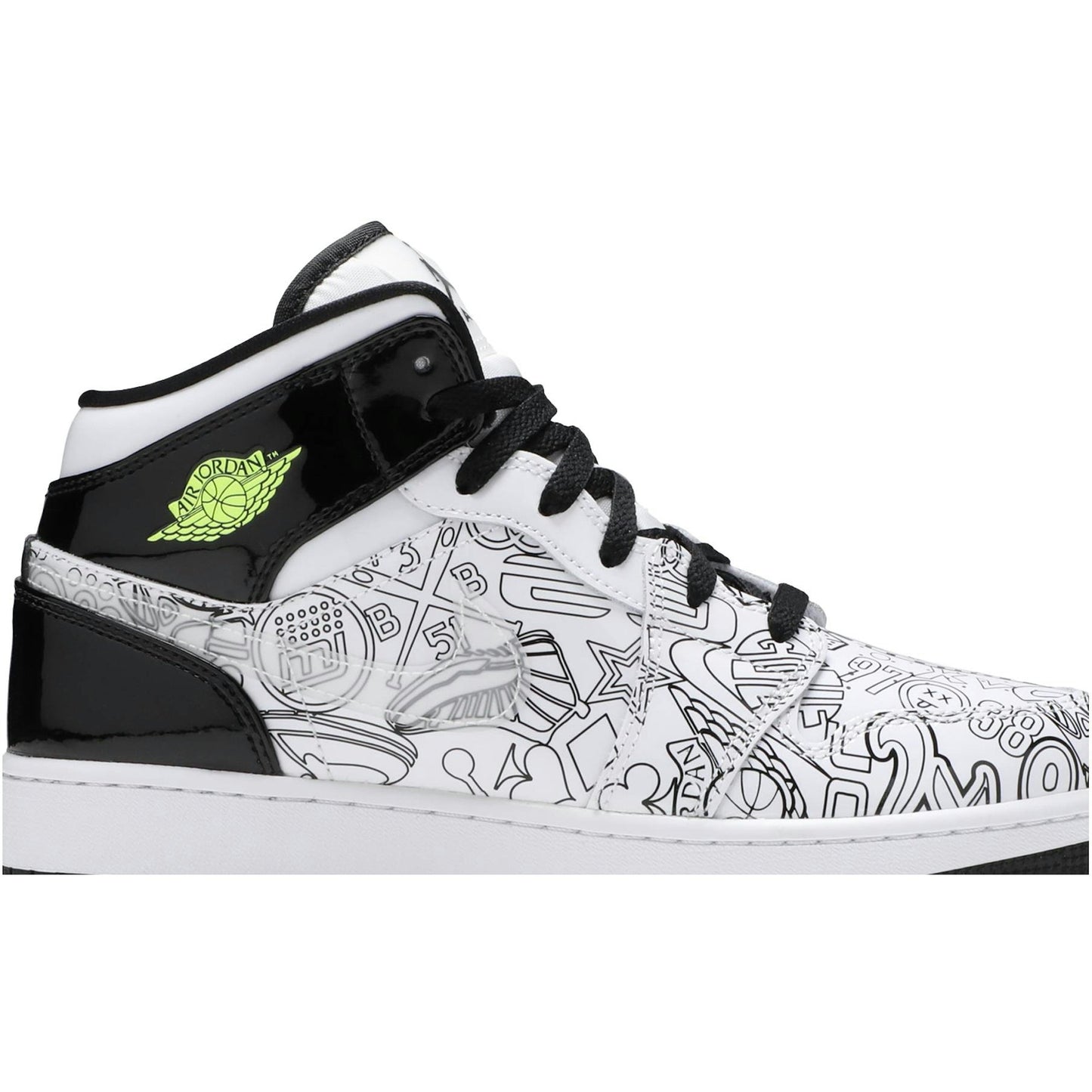 ( Grade School ) Air Jordan 1 Mid 'DIY' DC4099-100
