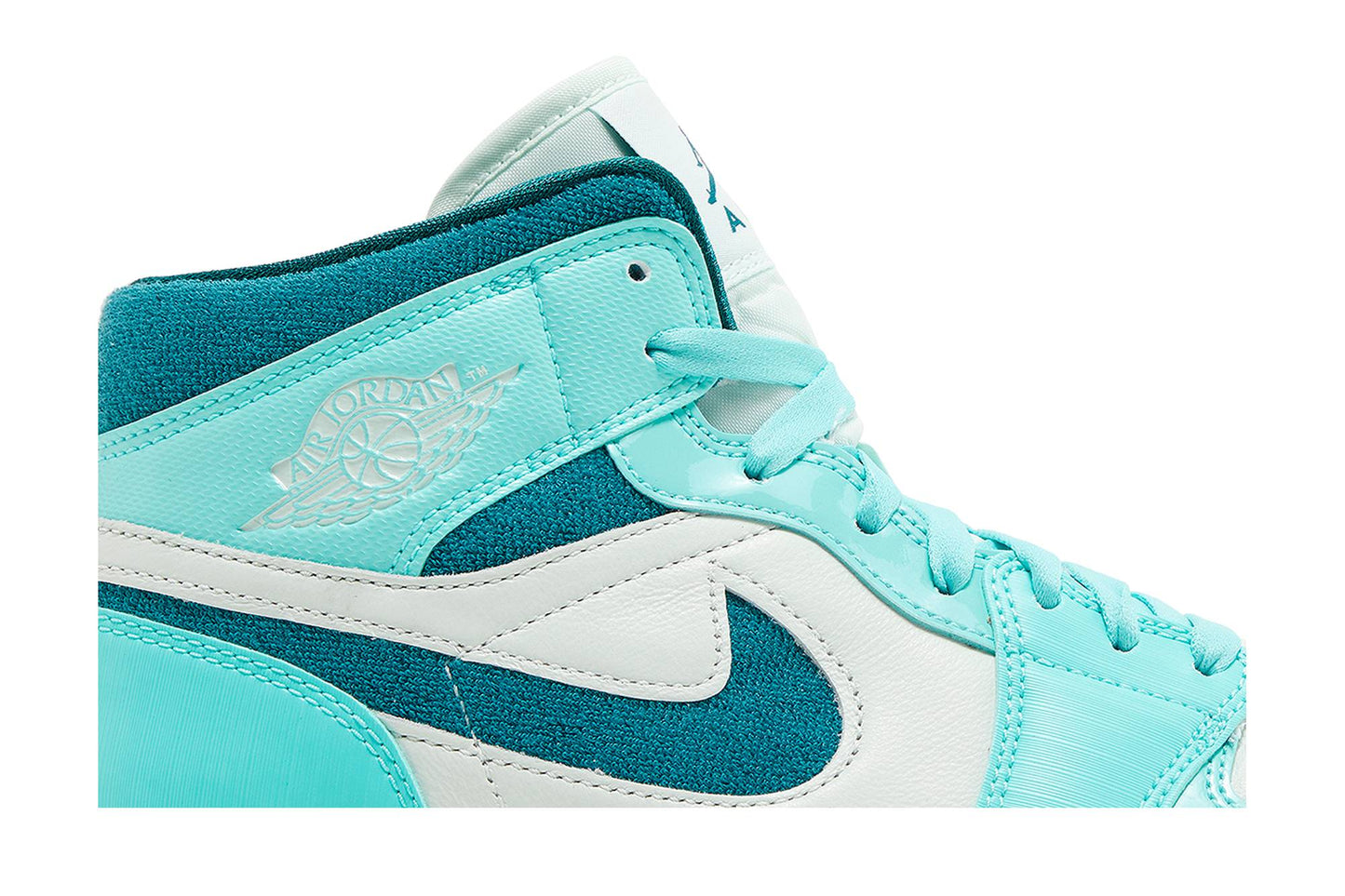 ( Women ) Air Jordan 1 Mid 'Bleached Turquoise' DZ3745-300