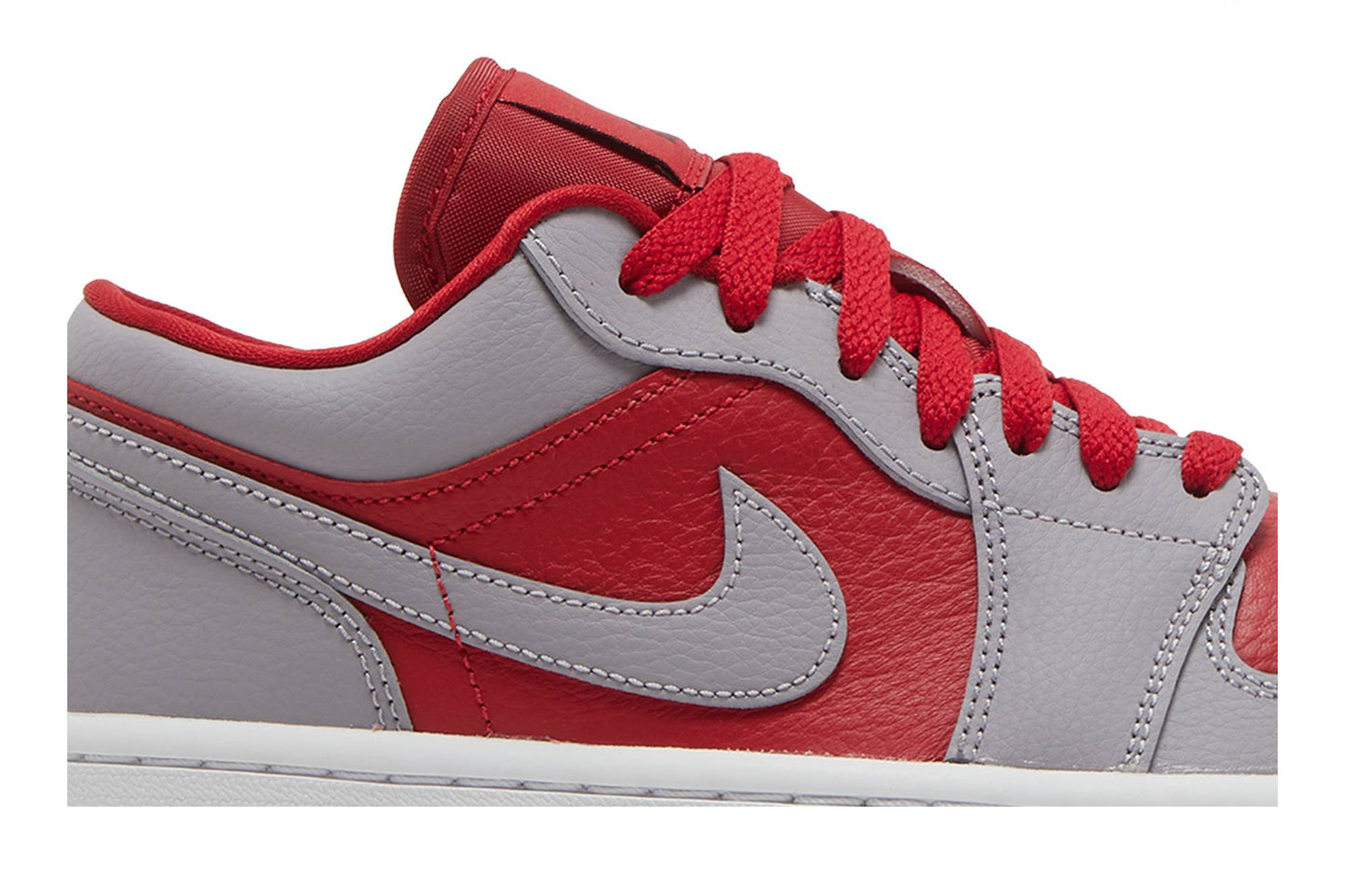 ( Women ) Air Jordan 1 Low SE 'Split – Gym Red Cement Grey' DR0502-600