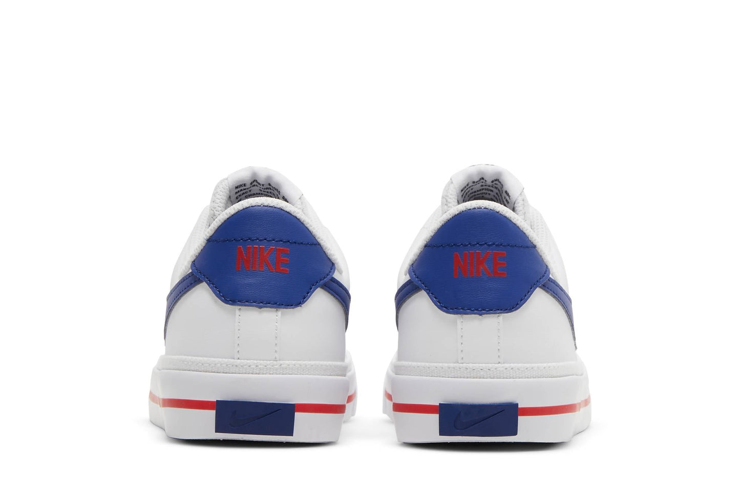 ( Youth ) Nike Court Legacy White Deep Royal Blue Red DA5380-107
