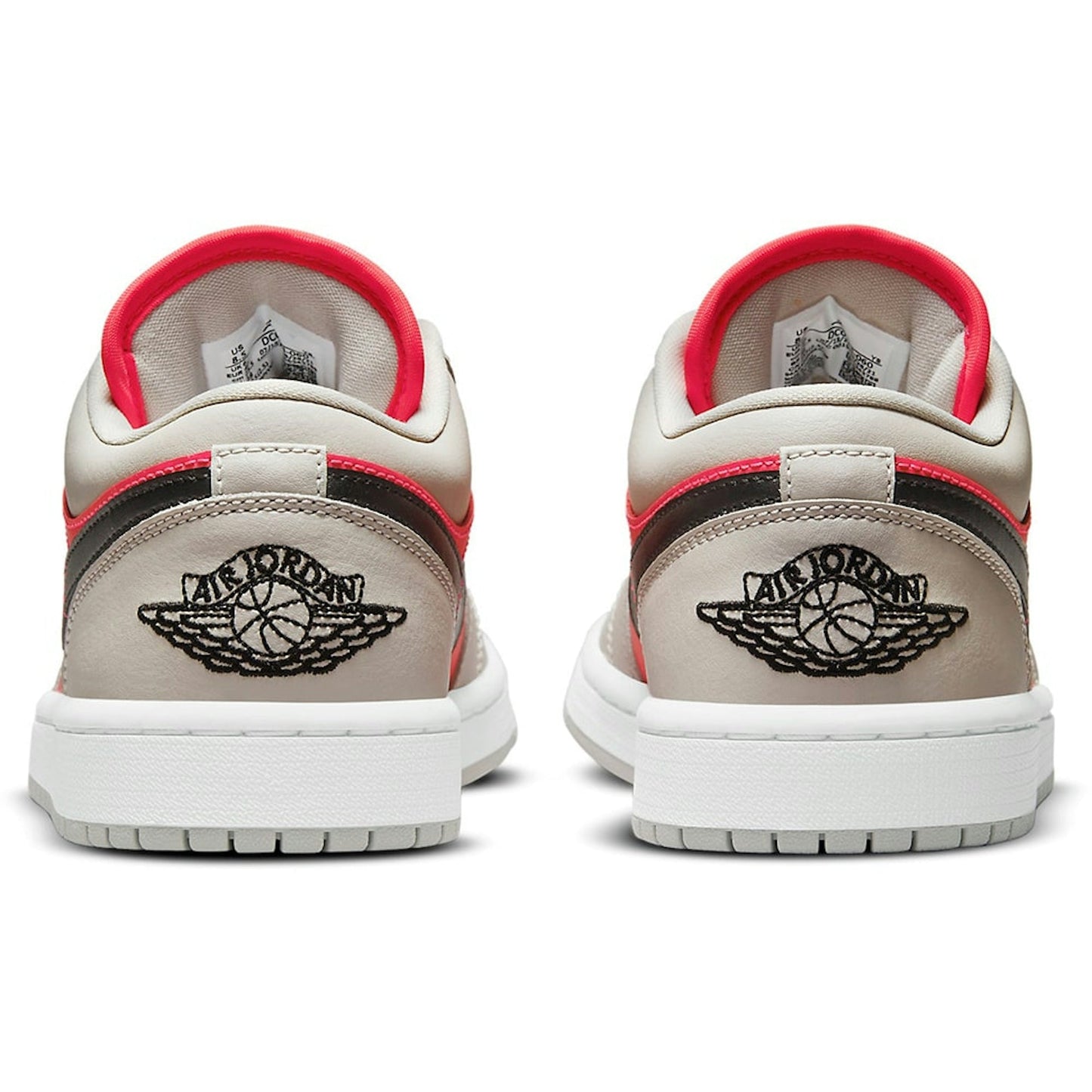 ( Women ) Air Jordan 1 Low 'Light Iron Ore Siren Red' DC0774-060