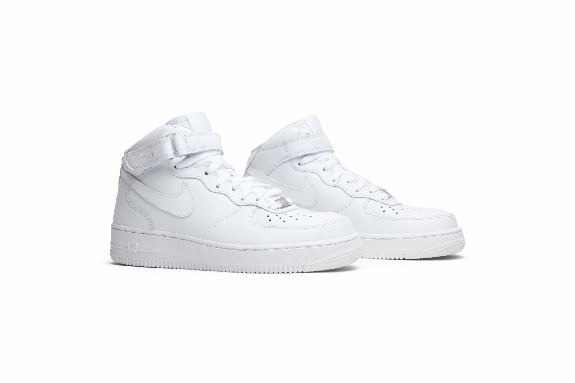 ( Women ) Nike Air Force 1 Mid 07 Leather 'Triple White' 366731-100