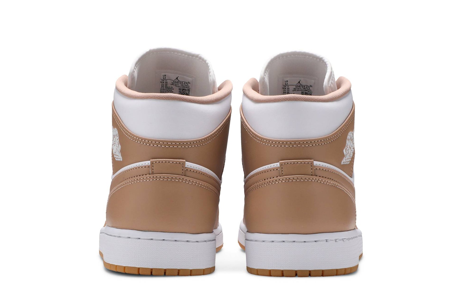 Air Jordan 1 Mid Tan Gum 554724-271