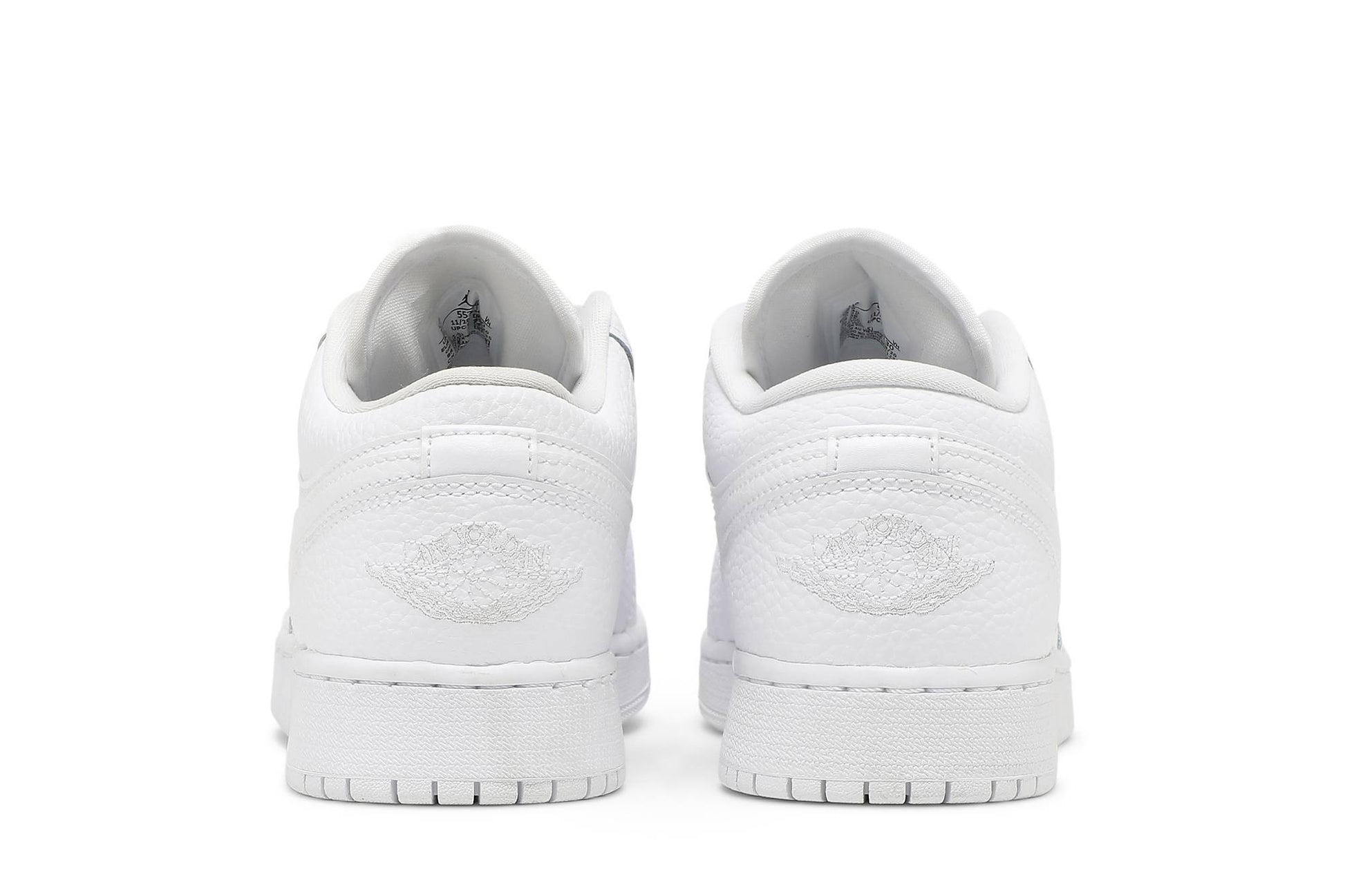 ( Grade School ) Air Jordan 1 Low Triple White 553560-130