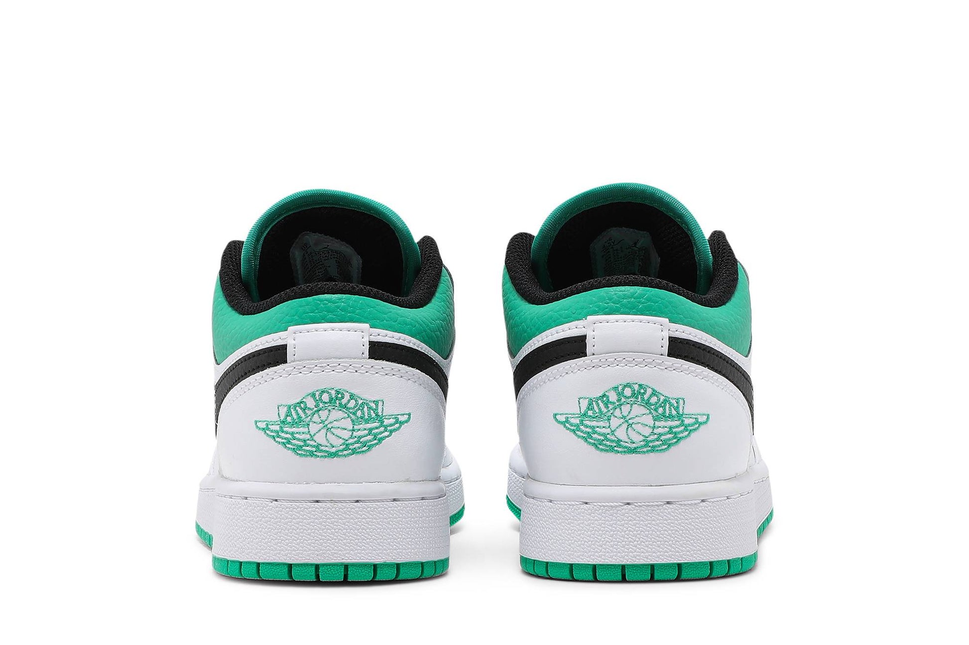 ( Grade School ) Air Jordan 1 Low 'White Lucky Green' 553560-129