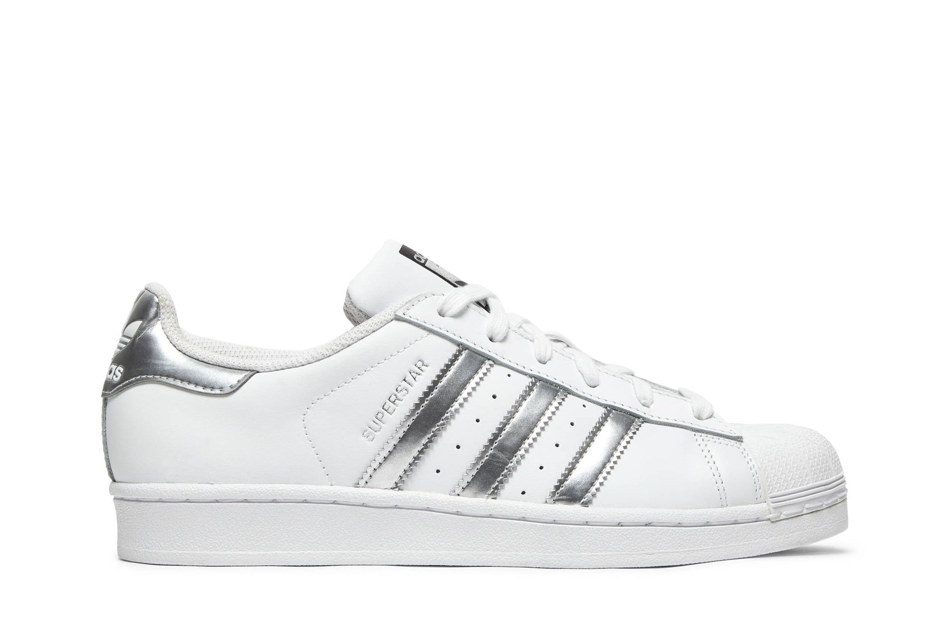 ( Women ) Adidas Superstar 'White Silver Metallic' AQ3091