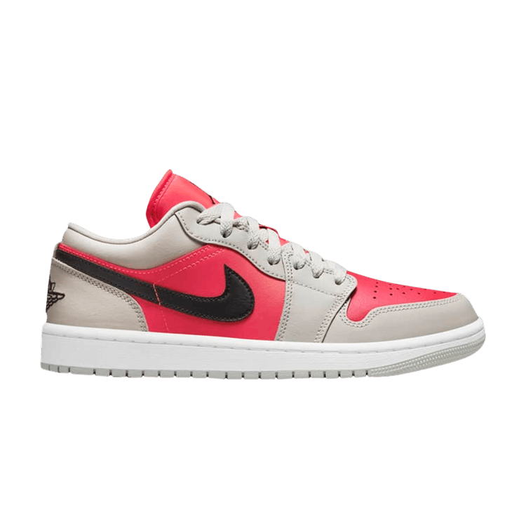 ( Women ) Air Jordan 1 Low 'Light Iron Ore Siren Red' DC0774-060